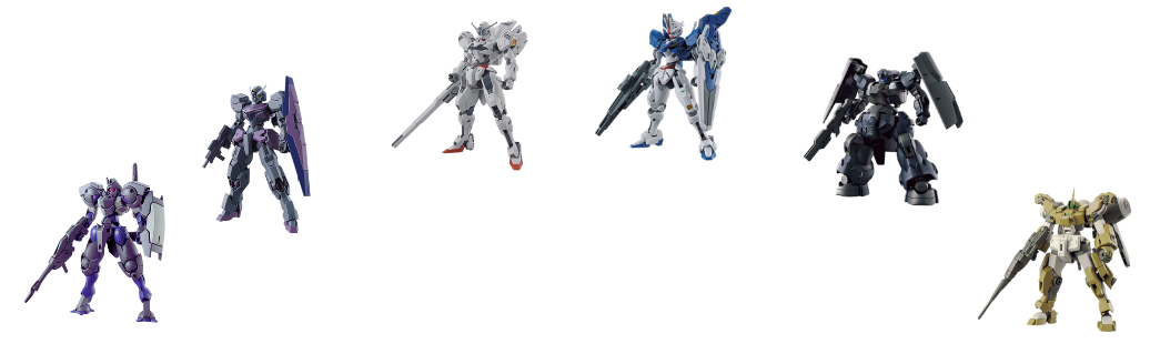 HG Gundam model kits